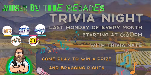 Music by the Decades - Side A Trivia w\/ Trivia Nate