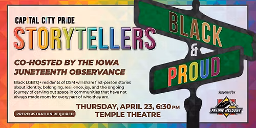 Pride Storytellers: Black & Proud