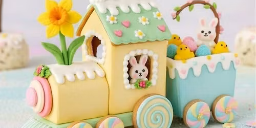 All Aboard \u2013 Easter Bunny Express 3D Cookie Class \u2014 Florida Academy of Baking