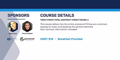 Completing the TREC 1-4 Family Residential Resale Contract