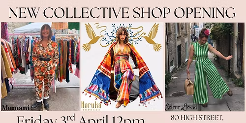 COLLECTIVE SHOP OPENING with Mumani, Haruka & Selene Lleuad