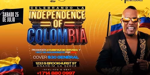  \u00a1La Independencia de Colombia se celebra por todo lo alto en The Vibe Ultra Lounge!