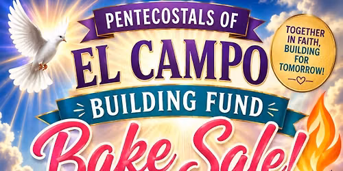 Building fund bake sale