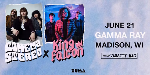 CINEMA STEREO + KING FALCON - Live in Madison, WI