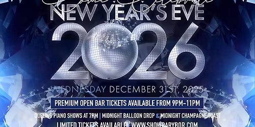 New Years Eve 2026: Disco & Diamonds - 12\/31\/25