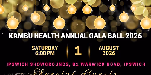 Kambu Health Annual Gala Ball 2026 - 50th Anniversary