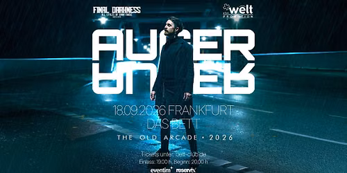 AUGER \/\/ The Old Arcade Tour 2026 \/\/ Fr. 18.09.2026 \/\/ Frankfurt, Das Bett