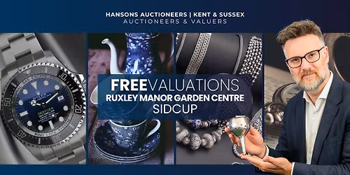 Sidcup Valuation Day: Free Valuations for Silver, Jewellery, Watches & Antiques at Ruxley Manor