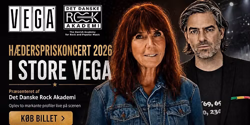 H\u00e6derspriskoncert - 5. okt. 2026: GNAGS & Hanne Boel