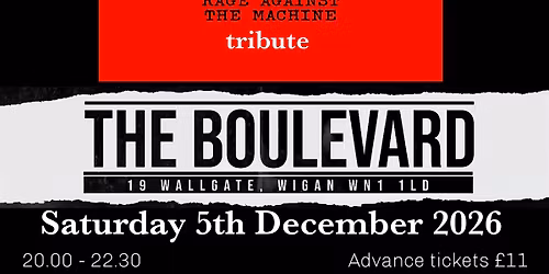 Rage UK - Rage Against The Machine Tribute.