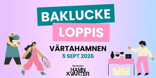 Bakluckeloppis i V\u00e4rtahamnen