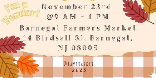 Barnegat Thanksgiving Farmers Market