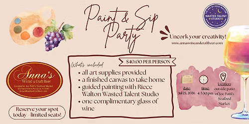 Anna's Wine & Craft Beer Paint and Sip Party