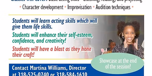 Yazzy Spring Acting Classes