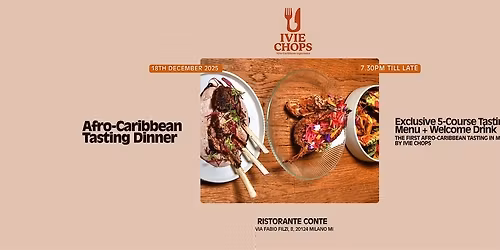 Ivie Chops - Afro-Caribbean Pop-Up at Conte