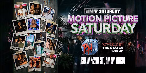 MOTION PICTURE SATURDAY IN TIMES SQURE NYC