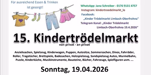 15. Kindertr\u00f6delmarkt Limbach-Oberfrohna