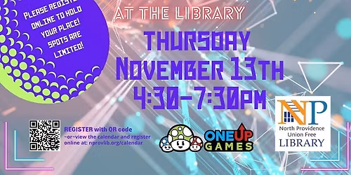 NEON MINI GOLF at the Library!!