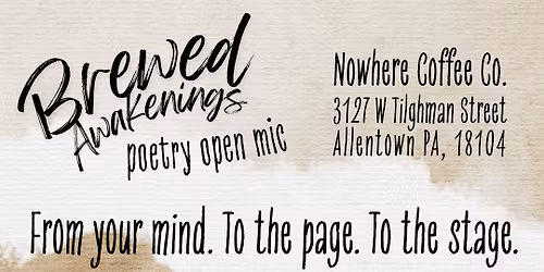 Brewed Awakenings: Poetry Open Mic