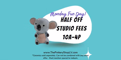 Monday Funday at The Pottery Shop