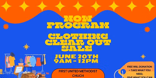 Clothing Clear Out Sale