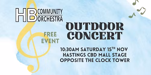 HB Community Orchestra's Free Outdoor Concert