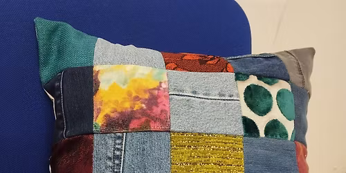 Make a patchwork cushion 