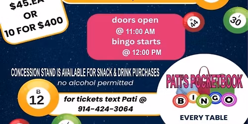 90 Miles Theatre\/ Pocketbook bingo