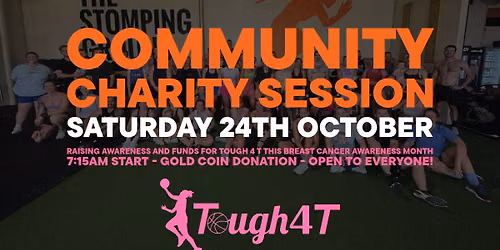 COMMUNITY CHARITY SESSION - SUPPORTING TOUGH4T