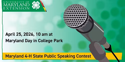 Maryland 4-H State Public Speaking Contest