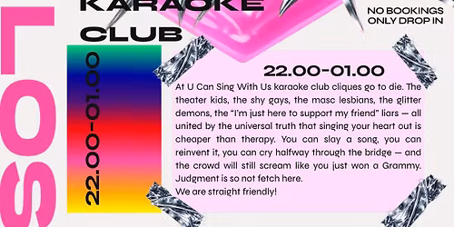 UCSWU Karaoke Club every Friday at Atemlos