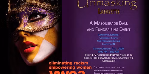 2026 Unmasking Lafayette Masquerade Ball - Presented by Smith IPM