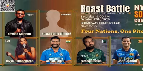 NYC South Asian Comedy Festival \u2013 Roast Battle