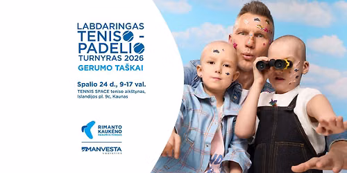 Labdaringas teniso ir padelio turnyras \u201eGerumo ta\u0161kai 2026\u201c