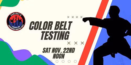 Color Belt Testing