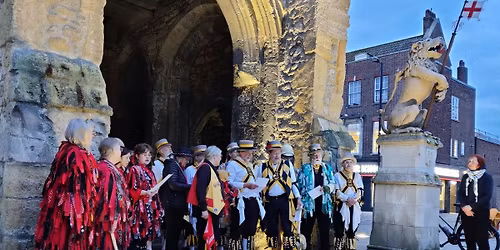 Red Stags May Day Dancing at Dawn with King John's