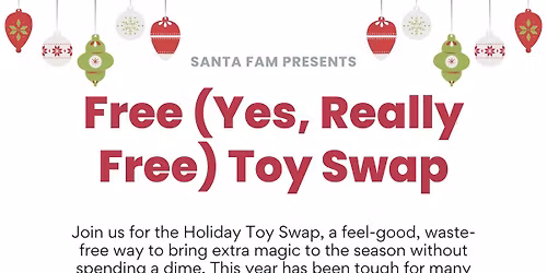 Free (Yes, Really Free) Toy Swap