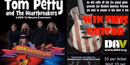 Tom Petty Tribute Concert - Gyder Theater at the Peoria Center for the Performing Arts