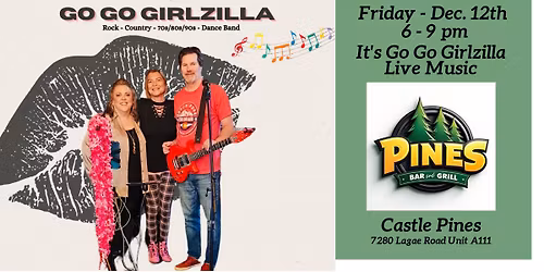 Go Go Girlzilla is back at Pines Bar & Grill