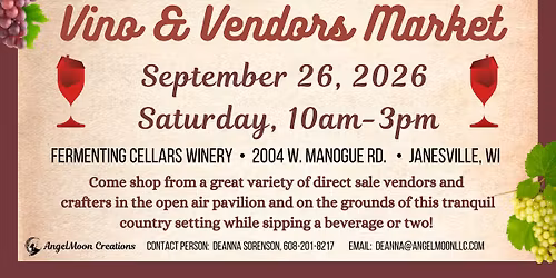 Vino & Vendors Market