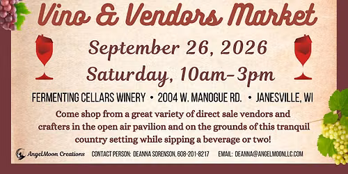 Vino & Vendors Market