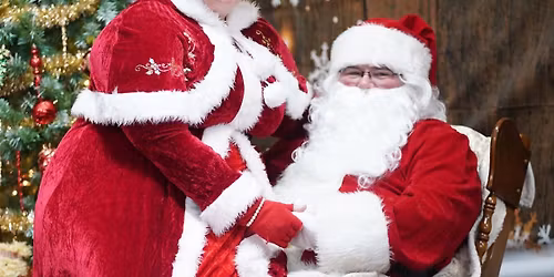 Santa Clause and Mrs. Clause come to visit!