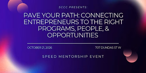 Entrepreneurship Speed Mentorship Event