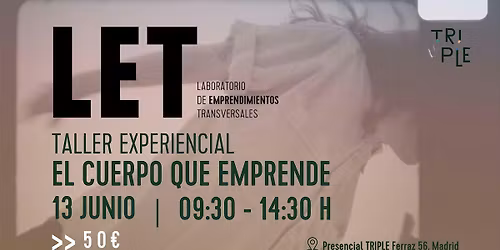 EL CUERPO QUE EMPRENDE