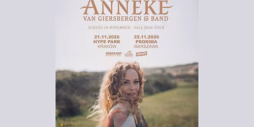 Anneke Van Giersbergen & Band \/ 21 XI 2026 \/ Krak\u00f3w