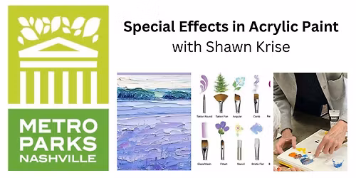 Special Effects in Acrylic Paints - 8 weeks