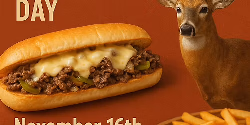 Venison Cheesesteak Day