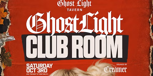 Ghost Light Tavern - Saturday, October 3rd