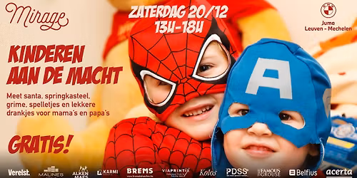 Kinderen aan de Macht | Gratis toegang! | De Kerstman