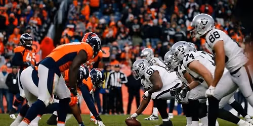 Raiders vs. Broncos Live on the Jumbo-tron @ Birdie\u2019s